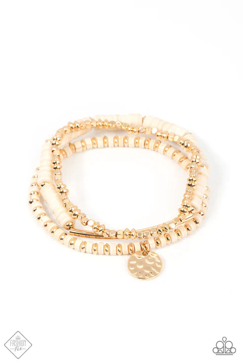 Paparazzi - Terraform Trendsetter - Gold Bracelet