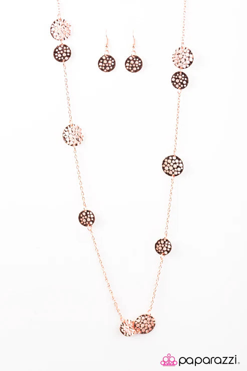 Paparazzi - The Holey Grail - Copper Necklace