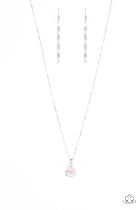 Paparazzi - Turn On The Charm - Pink Necklace