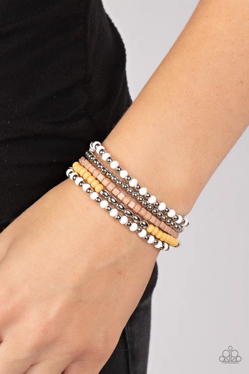 Paparazzi - Adventure is Calling - Brown Bracelet