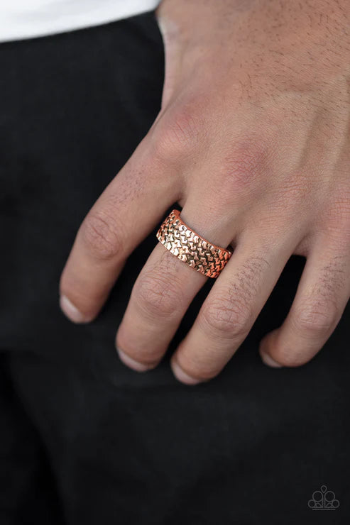 Paparazzi - All Wheel Drive - Copper Ring