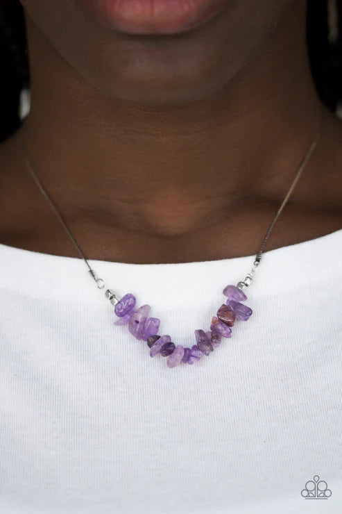 Paparazzi - Back To Nature - Purple Necklace