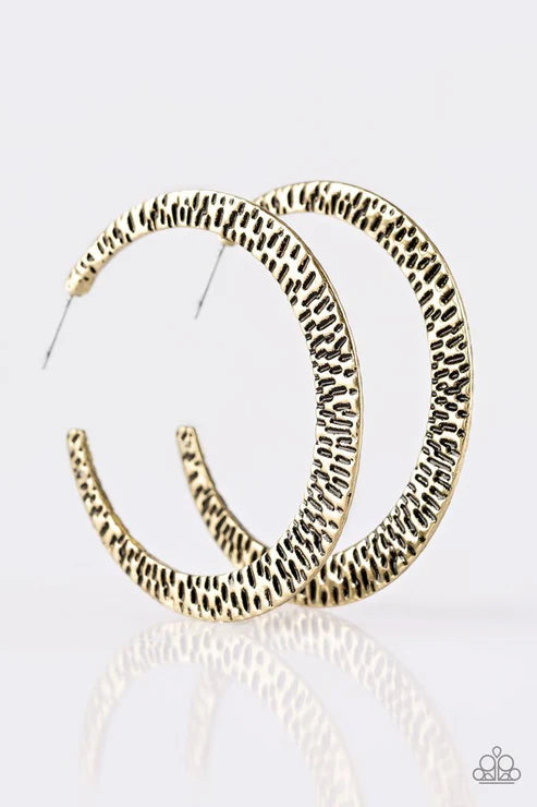 Paparazzi - BEAST Friends Forever - Brass Earrings