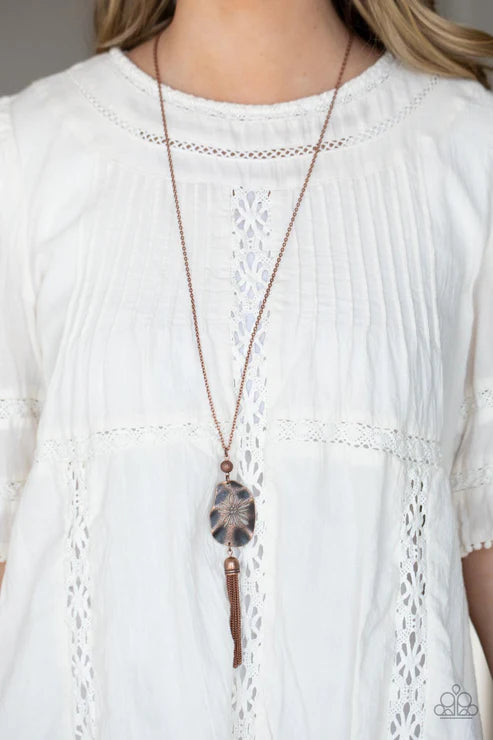 Paparazzi - Botanical Beaches - Copper Necklace