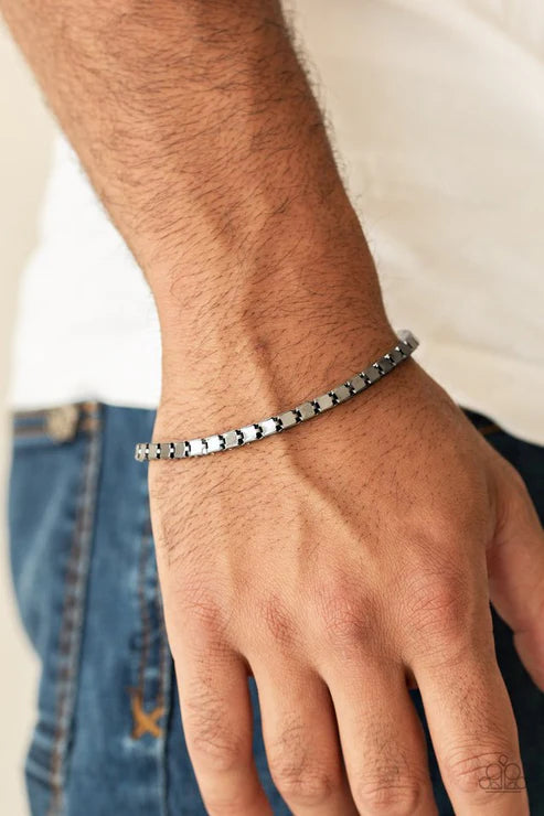 Paparazzi - Boxing Champ - Black Bracelet