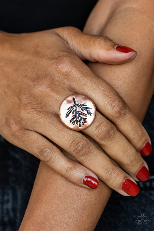 Paparazzi - Branched Out Beauty - Copper Ring