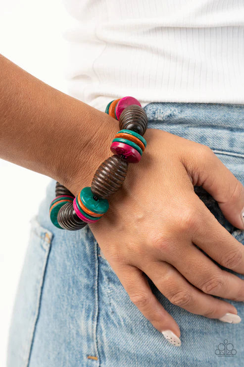 Paparazzi - Caribbean Castaway - Multi Bracelet