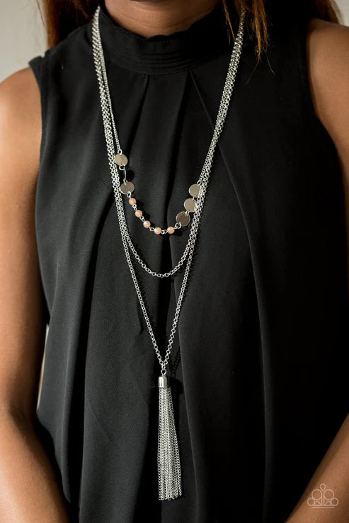 Paparazzi - Celebration of Chic - Brown Necklace