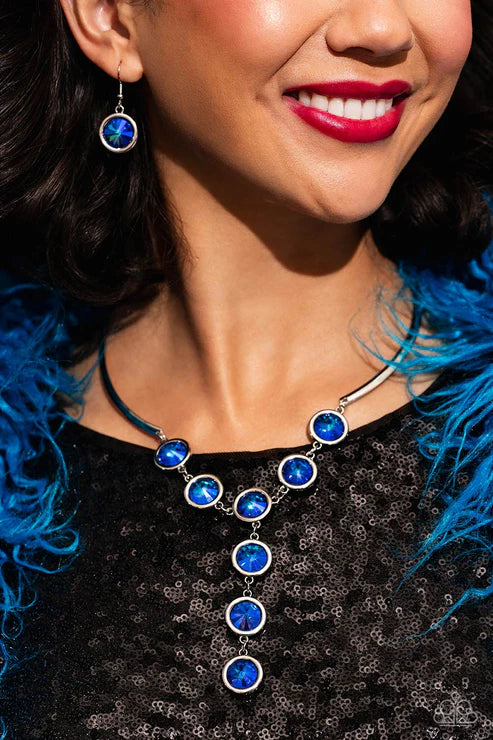 Paparazzi - Cheers to Confidence - Blue Necklace