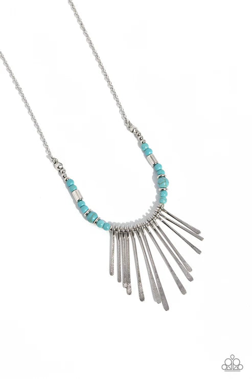 Paparazzi - CLAWS of Nature - Blue Necklace