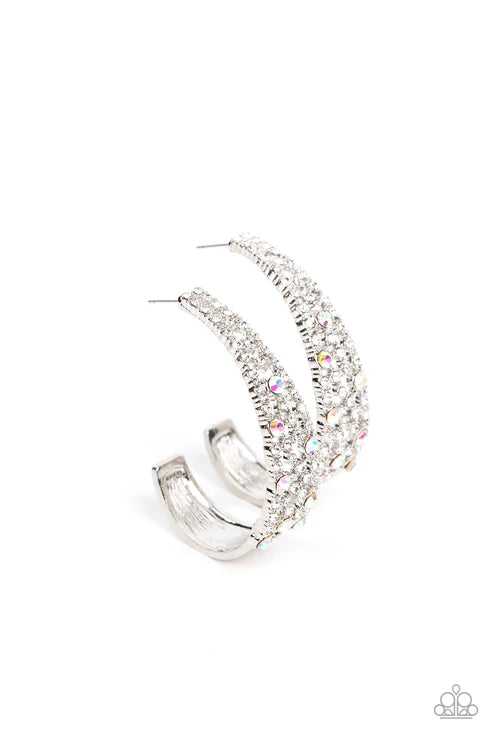 Paparazzi - Cold As Ice - Multi Earrings
