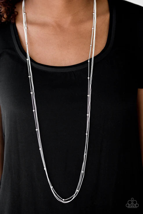 Paparazzi - Colorfully Chic - White Necklace