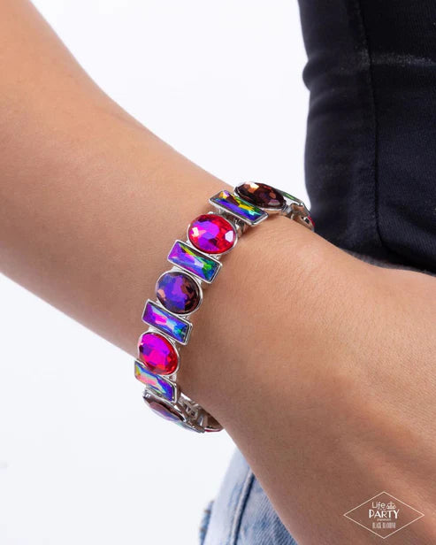 Paparazzi - Complimentary Couture - Pink Bracelet