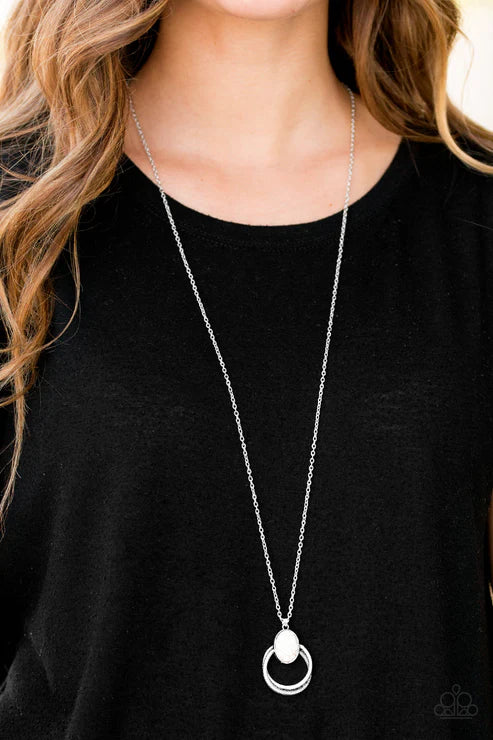 Paparazzi - Contemporary Artisan - White Necklace