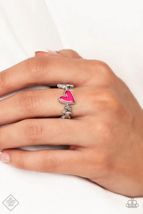 Paparazzi - Contemporary Charm - Pink Ring