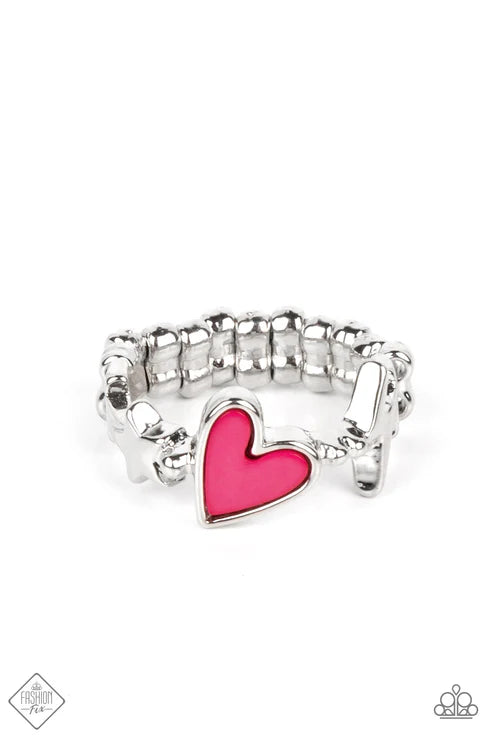 Paparazzi - Contemporary Charm - Pink Ring