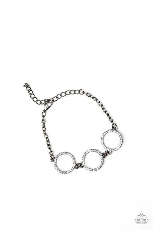 Paparazzi - Dress The Part - Black Bracelet