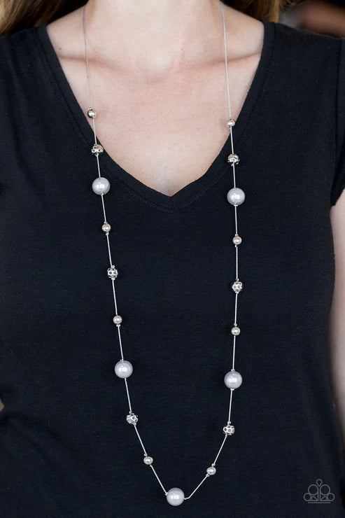 Paparazzi - Eloquently Eloquent - Silver Necklace
