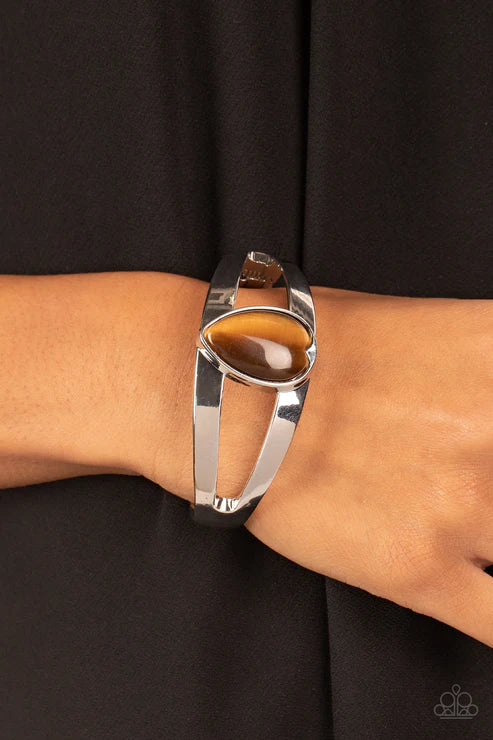 Paparazzi - Enhanced Enchantment  - Brown Bracelet