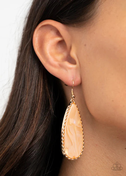 Paparazzi - Ethereal Eloquence - Gold Earrings