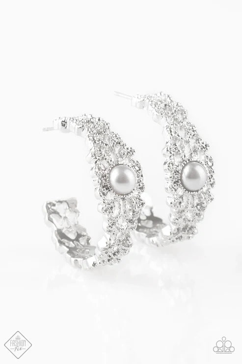 Paparazzi - Exquisite Expense - Silver Earrings