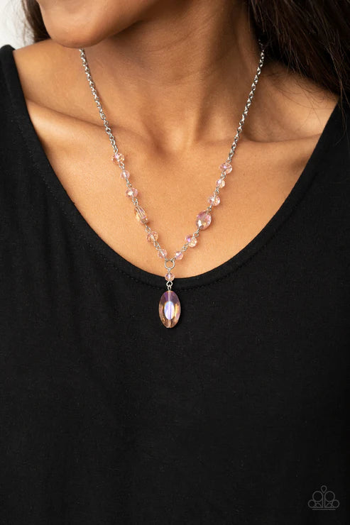 Paparazzi - Fashionista Week - Pink Necklace