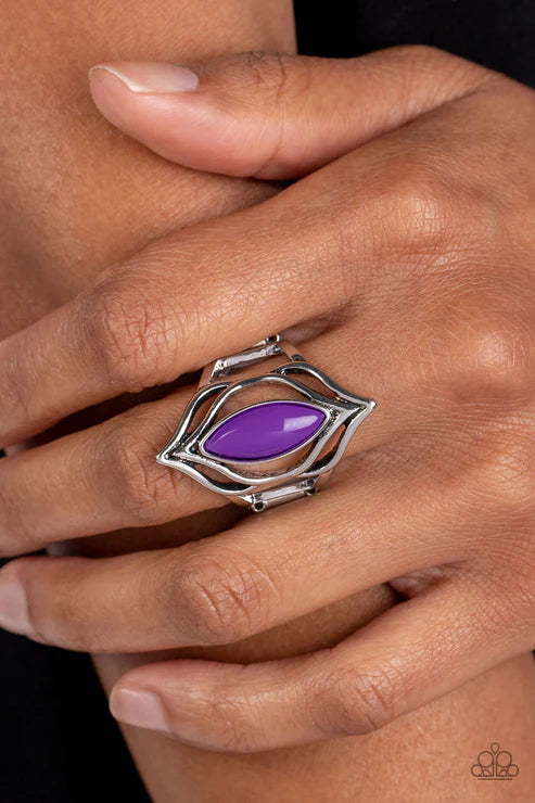 Paparazzi - Fearless Fluorescence - Purple Ring
