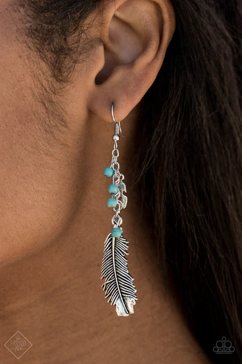 Paparazzi - Find Your Flock - Blue Earrings