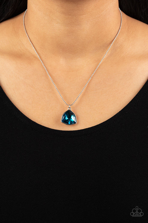 Paparazzi - Galactic Duchess - Blue Necklace