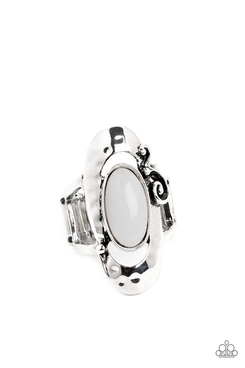 Paparazzi - Garden Oasis - White Ring