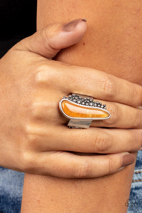Paparazzi - Gemstone Guide - Orange Ring