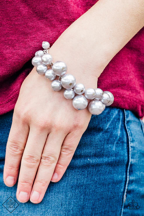 Paparazzi - GLAM The Expense! - Silver Bracelet