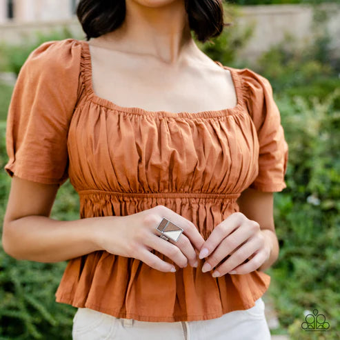 Paparazzi - Happily Evergreen After - Brown Ring