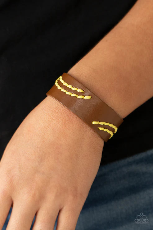 Paparazzi - Harmonic Horizons - Yellow Bracelet
