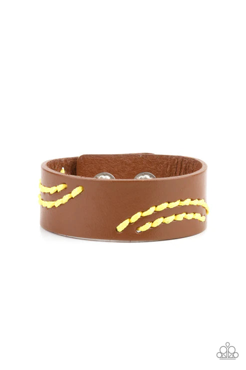 Paparazzi - Harmonic Horizons - Yellow Bracelet