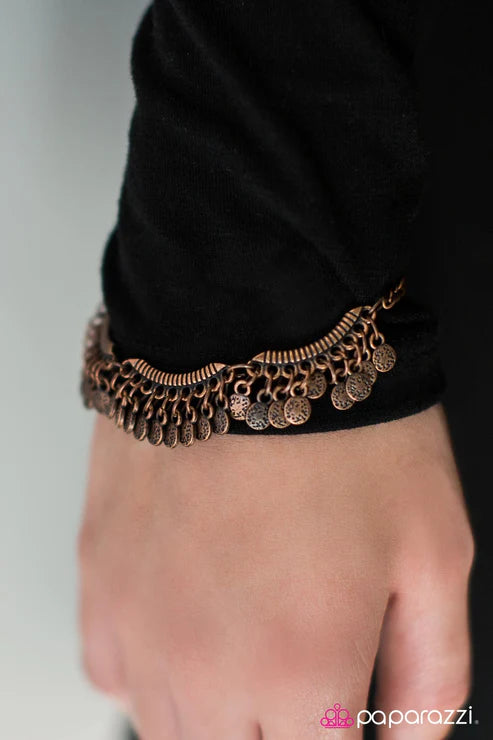 Paparazzi - Havana Harbor - Copper Bracelet