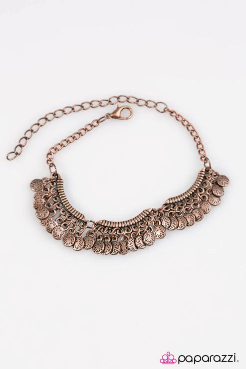 Paparazzi - Havana Harbor - Copper Bracelet