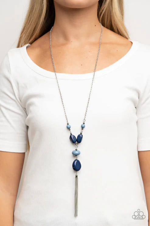 Paparazzi - Heavenly Harmony - Blue Necklace
