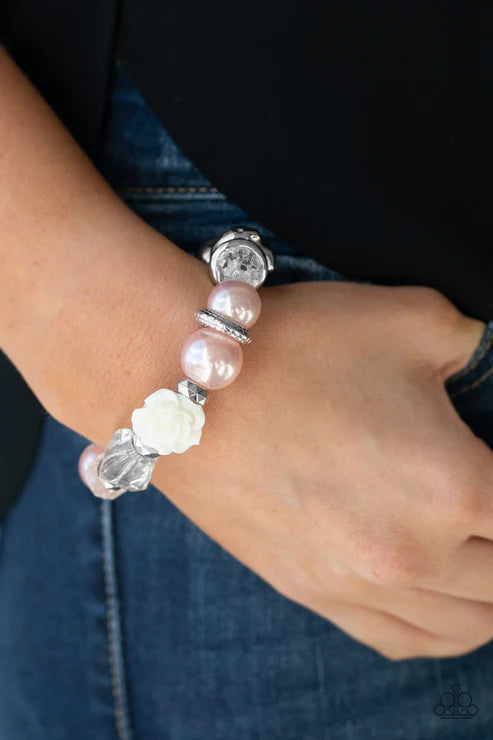 Paparazzi - Here I Am - Pink Bracelet