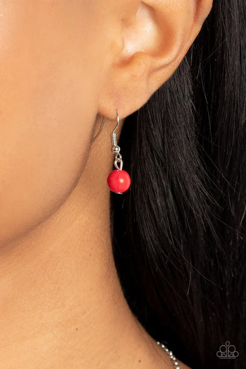 Paparazzi - Hidden Dune - Red Necklace