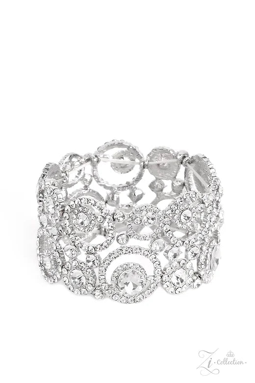 Paparazzi - Impeccable Illumination - White Bracelet Zi Collection