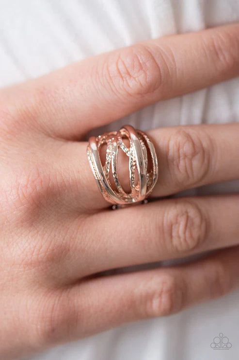 Paparazzi - Industrial Empire - Rose Gold Ring