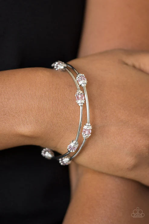 Paparazzi - Into Infinity - Pink Bracelet