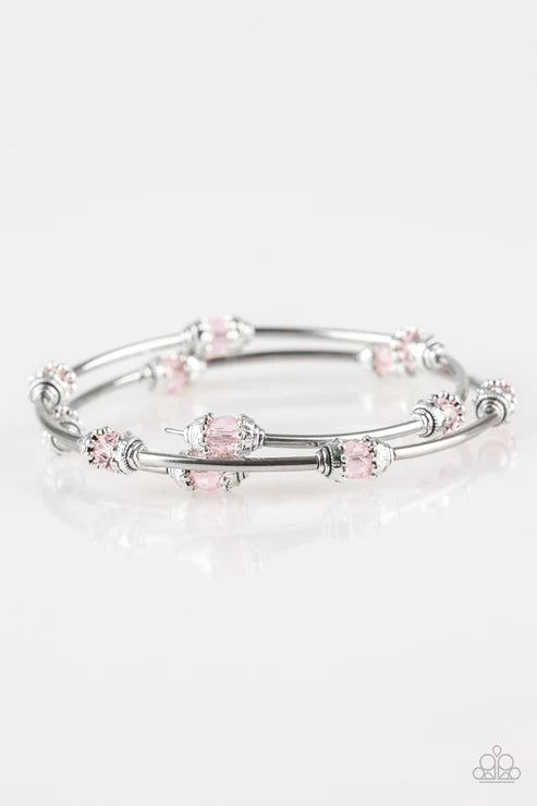 Paparazzi - Into Infinity - Pink Bracelet