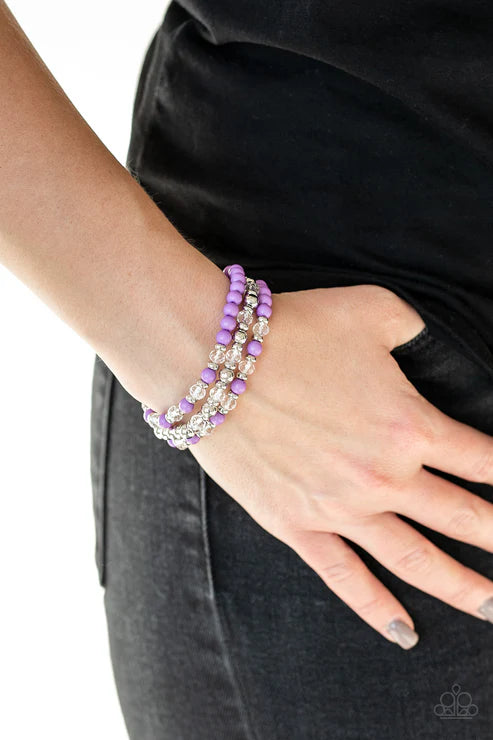 Paparazzi - Irresistibly Irresistible - Purple Bracelet