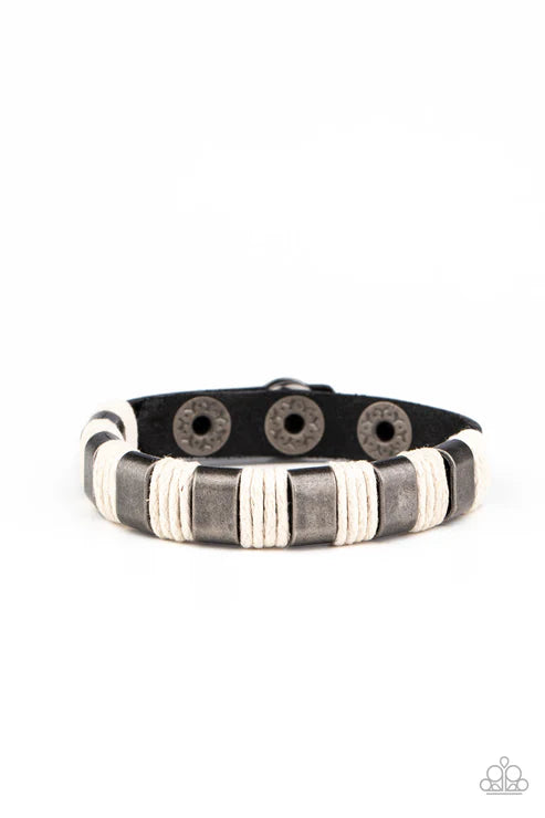 Paparazzi - Just Ride - Black Bracelet