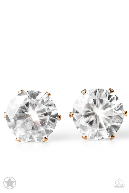 Paparazzi - Just In TIMELESS - Gold Earrings