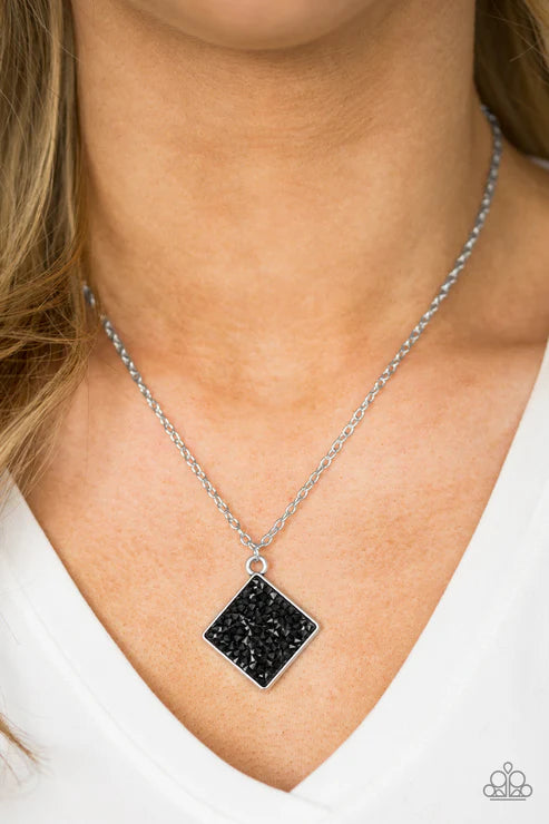 Paparazzi - Kickin Up Stardust - Black Necklace