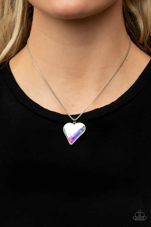 Paparazzi - Lockdown My Heart - Multi Necklace