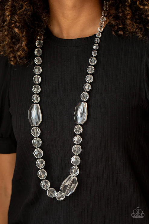 Paparazzi - Malibu Masterpiece - White Necklace